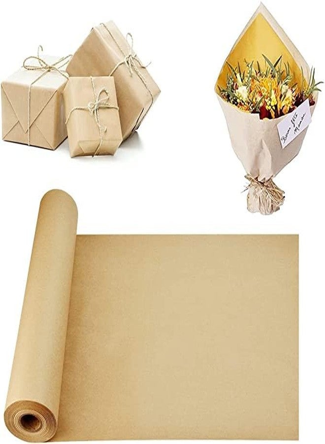 MALANI STORES Paper Roll Ideal for Packing, Moving, Gift Wrapping, Postal, Shipping, Parcel, Wall Art, Crafts, Bulletin Boards, Floor Covering, Table Runner Brown 18inch X 5 Meter - Image 3